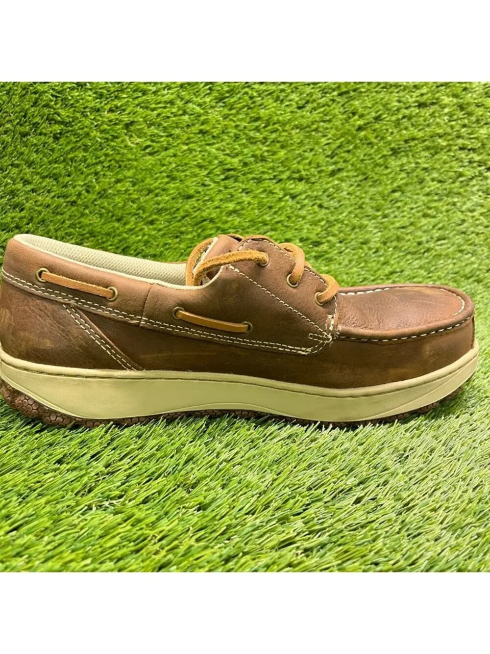 Rocky Dry-Strike SRX Mens Size 10.5 Brown Nano Composite Toe Safety Work Shoes
